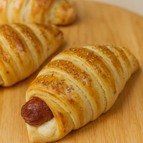 Baguete Folhada Calabresa c/ Catupiry